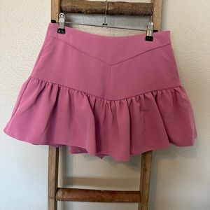 Endless Rose Purple Ruffle Skort